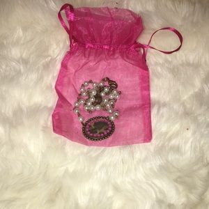 Pink panache necklace nwot
